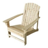 Unfinished Wood Patio Adirondack Chair, $68.98 ERV
