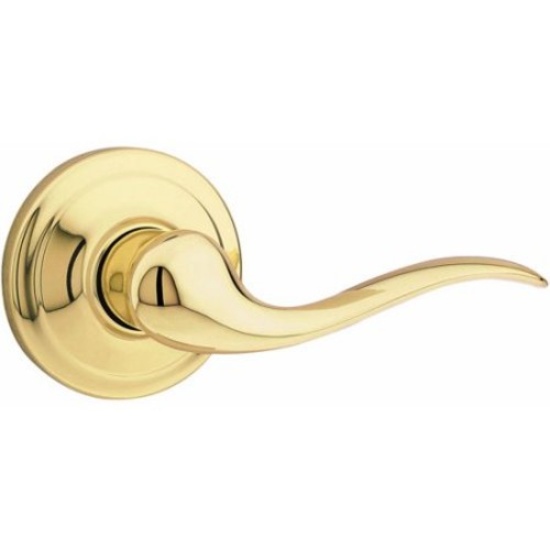 Kwikset Tustin Hall/Closet Lever in Polished Brass, $38.64 Est. Retail Value