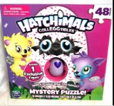 Hatchimals Colleggtibles 48 Pcs Mystery Puzzle W/1 Exclusive Figure In Pink Egg. $6.87 ERV