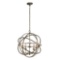 Home Decorators Collection Sarolta Sands Collection 5-Light Antique Silver Orb Pendant. $148.35 ERV