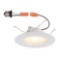 Commercial Electric 5 in. and 6 in. White Integrated LED Recessed Trim, 2700K (2-Pack). $28.72 ERV