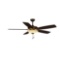 Hampton Bay Menage 52 in. Integrated LED Low Profile Oil Rubbed Bronze Ceiling Fan. $114.97 ERV