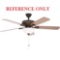 Hampton Bay Rothley 52 in. LED Oil-Rubbed Bronze Ceiling Fan. $80.47 ERV