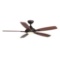 Home Decorator Collection Petersford 52in. Integrated LED Oil Rubbed Bronze Ceiling Fan. $188.60 ERV