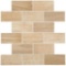 Daltile Parkwood Beige 12 in. x 12 in. x 6 mm Ceramic Brick-Joint Mosaic Tile. $46.00 ERV