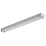 Lithonia Lighting 2-Light White Electronic Channel Fluorescent Strip Light. $28.70 ERV