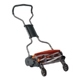 Fiskars 18 in. Cut Manual Push Non-Electric Walk Behind Reel Mower. $201.24 ERV