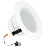 Feit Electric 4 in. White R20 Trim Recessed Retrofit Downlight LED Module Light Bulb. $20.67 ERV