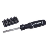 Husky Ratcheting Screwdriver Set (40-Piece); Estwing 3 lbs. Drilling Hammer. $51.68 ERV