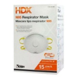HDX N95 Disposable Respirator Valve Box (15-Pack). $24.12 ERV