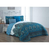 Livia 5-Piece Blue Queen Quilt Set. $229.99 ERV