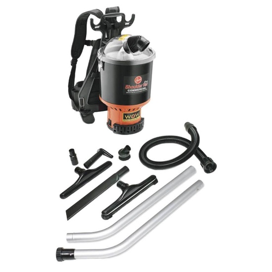 Hoover Commercial Shoulder Vac Pro Backpack Vacuum Cleaner w/ 1-1/2 In. $298.99 Est. MSRP