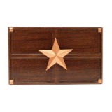 Hampton Bay Wireless or Wired Door Bell, Medium Oak Wood w/ Texas Star Medallion. $57.47 Est. MSRP