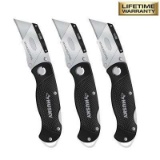 Husky Folding Lock-Back Utility Knife (3-Pack). $20.67 Est. MSRP