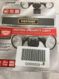 Defiant 180 Degree Black Motion-Sensing Outdoor Security Light. $42.52 ERV