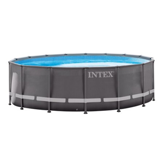Intex 16' x 48" Ultra Frame Above Ground Swimming Pool Set with Ladder & Pump. $632.49 ERV