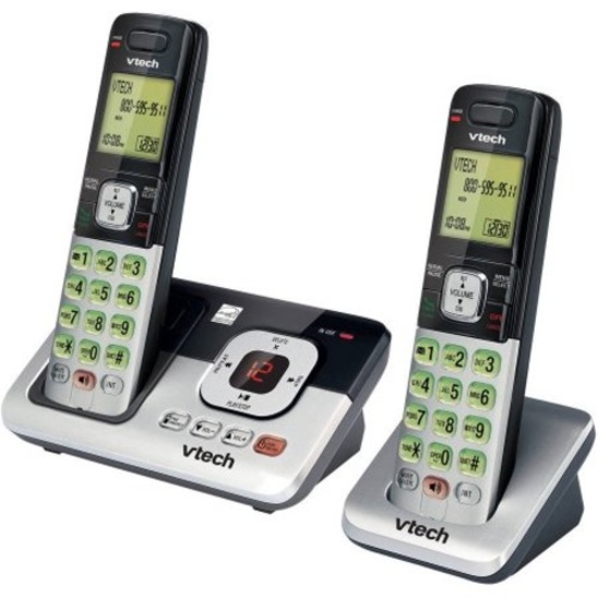 VTech CS6829-2 DECT 6.0 Dual Handset Cordless Answering System. $50.57 ERV