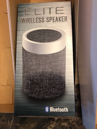 Elite Wireless Bluetooth Speaker 33 Ft Range Blue. $17.25 ERV