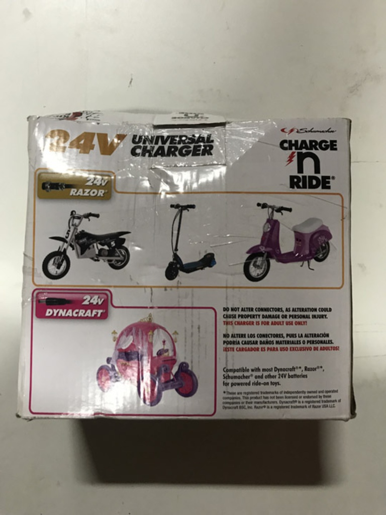schumacher charge n ride 24v