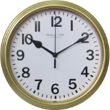Mainstays Gold Wall Clock. $3.43 ERV