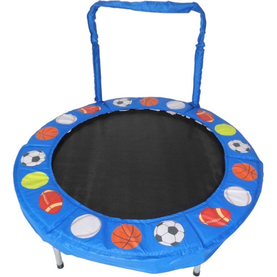 Jumpking Trampoline 4-Foot Bouncer for Kids, Blue Sport Balls. $102.35 ERV