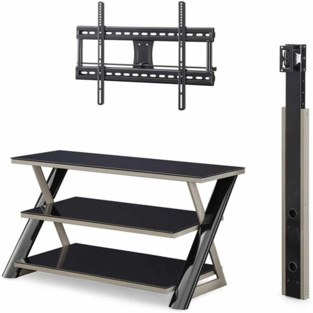 Lot Whalen 3 In 1 Flat Panel Tv Stand For Tvs Up To 50