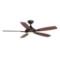 Home Decorators Petersford 52 in. Integrated LED Indoor Oil Rubbed Bronze Ceiling Fan. $188.60 ERV