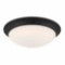 Commercial Electric 11 in. 120-Watt Equivalent Satin Bronze Integrated LED Flushmount . $34.47 ERV