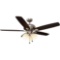 Hampton Bay Rockport 52 in. LED Brushed Nickel Ceiling Fan. $86.22 ERV