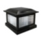 Hampton Bay 5.5 in. x 5.5 in. Outdoor Black Solar Integrated LED Plastic Post Cap Light . $34.47 ERV