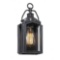 1-Light Charred Iron Small Outdoor Wall Mount Lantern. $57.48 ERV