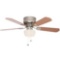 Hampton Bay Middleton 42 in. Indoor Brushed Nickel Ceiling Fan with Light Kit. $57.47 ERV