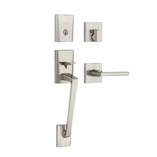 Kwikset Camino Low Profile  Single Cylinder Entry Door Handleset with SmartKey Security. $171.35 ERV