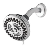 Waterpik Torrent 9-Spray 4.5 in. Showerhead in Chrome; Glacier Bay 1-Spray Hand Shower. $45.95 ERV