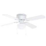Littleton 42 in. LED Indoor White Ceiling Fan with Light Kit. $34.47 ERV