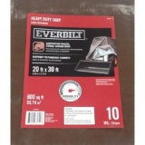 Everbilt 20 ft. x 30 ft. Silver/Brown Heavy-Duty Tarp. $113.83 ERV