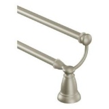 MOEN Banbury 24 in. Double Towel Bar in Spot Resist Brushed Nickel. $54.03 ERV