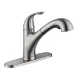 Glacier Bay Market Single-Handle Pull-Out Sprayer Kitchen Faucet in Stainless Steel. $105.80 ERV