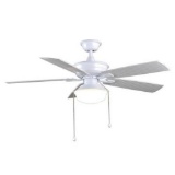 Home Decorators Collection Marshlands LED 52 in. Indoor/Outdoor White Ceiling Fan. $159.85 ERV
