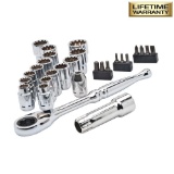3/8 in. Drive 6-Point Pass Through Set; Husky Stubby Set; Husky SAE Combination Wrench Set. $88 ERV