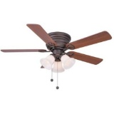 Clarkston 44 in. Indoor Oil Rubbed Bronze Ceiling Fan with Light Kit. $63.22 ERV