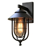 Home Decorators Collection 1-Light Sand Black Small Outdoor Wall Mount Sconce. $45.97 ERV