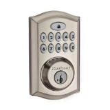 Kwikset SmartCode 913 Satin Nickel Single Cylinder Electronic Deadbolt featuring SmartKey. $154 ERV