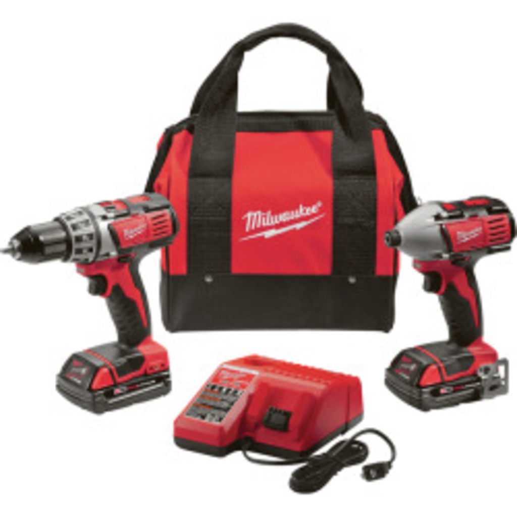 Milwaukee '2691-22' M18 Cordless Drill and Impact Kit. $205.85 ERV