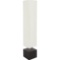 Mainstays Rice Paper Floor Lamp with Dark Wood Base [type: type-cflbulbincluded]. $45 MSRP