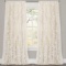 Lush Decor Belle Curtain, 84 x 54-Inches, Ivory. $40 MSRP