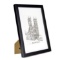 Ray & Chow Picture Frame - Solid Wood - Glass Window - with Picture Mat for 6x8 Photo. $17 MSRP