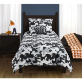 Mainstays Kids Camo Grey Bedding Comforter Set. $45 MSRP