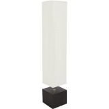 Mainstays Rice Paper Floor Lamp with Dark Wood Base [type: type-cflbulbincluded]. $45 MSRP