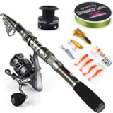 Sougayilang Spinning Fishing Rod and Reel Combos Portable Fishing Pole Spinning reels. $79 MSRP